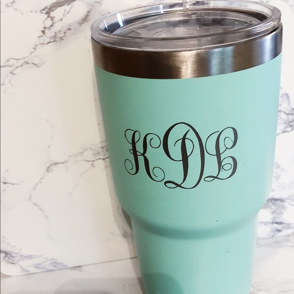 Accessories - Personalized Monogram detail for Yeti cup!